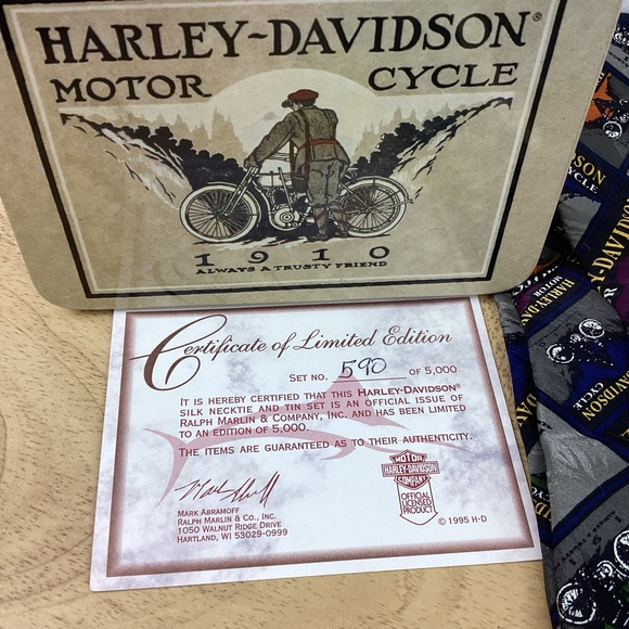 HARLEY DAVIDSON TIE LIMITED EDITION - Picture 2 of 3